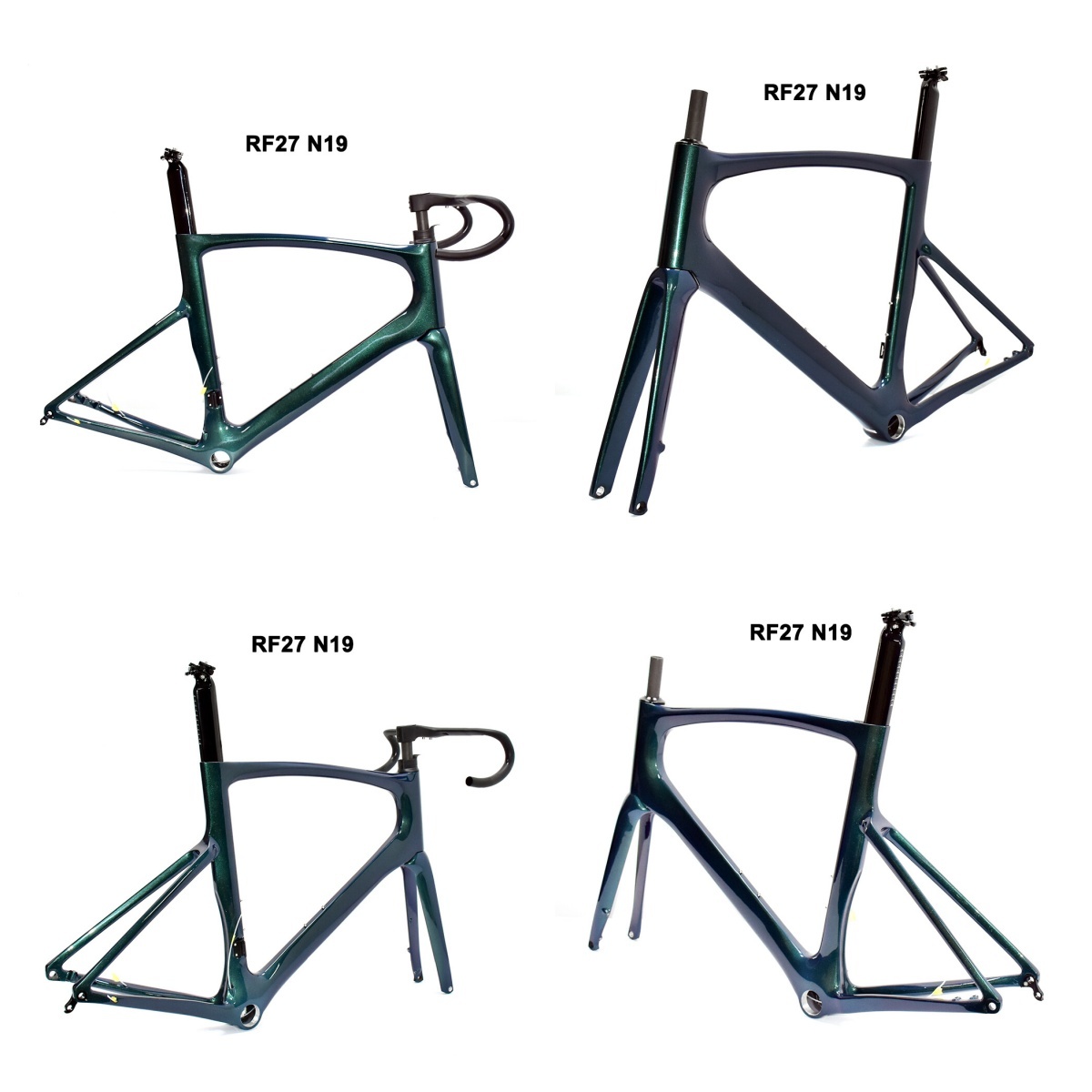 DC027 CECCOTTI DISC 142*12 CARBON ROAD FRAMESET  FULL INNER CABLE 