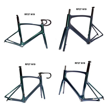DC027 CECCOTTI DISC 142*12 CARBON ROAD FRAMESET  FULL INNER CABLE 