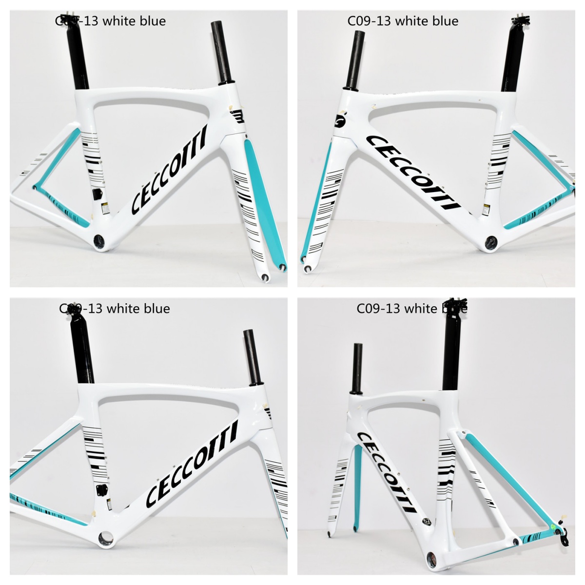 DC009 CECCOTTI V BRAKE CARBON BICYCLE FRAMESET SUPPER LIGHT Rim brake