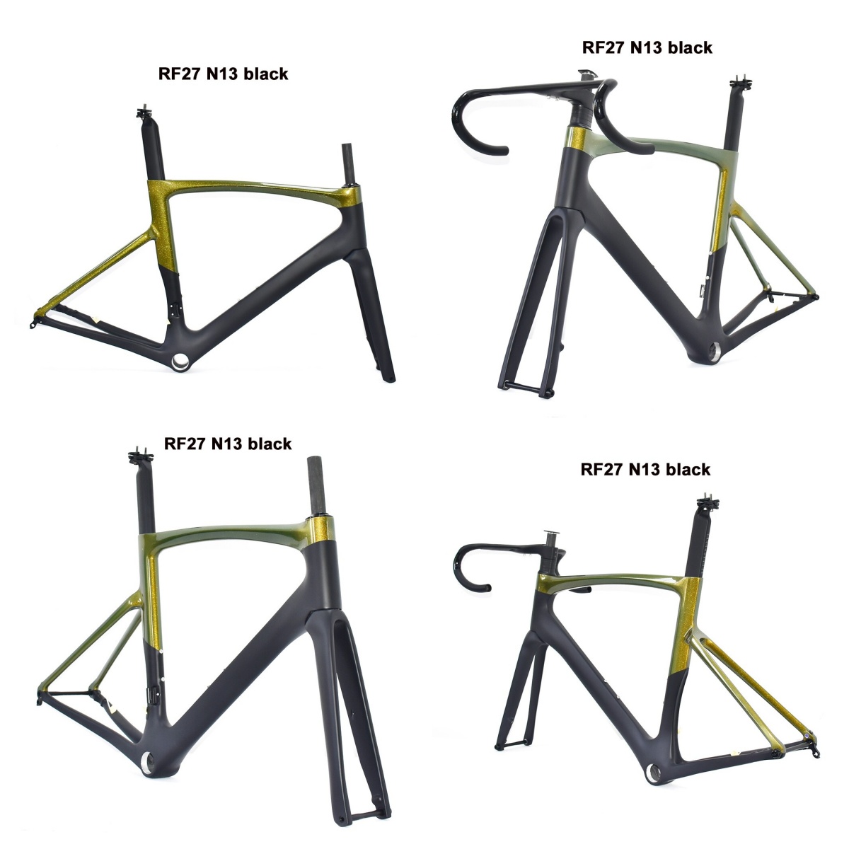 DC027 CECCOTTI DISC 142*12 CARBON ROAD FRAMESET  FULL INNER CABLE 