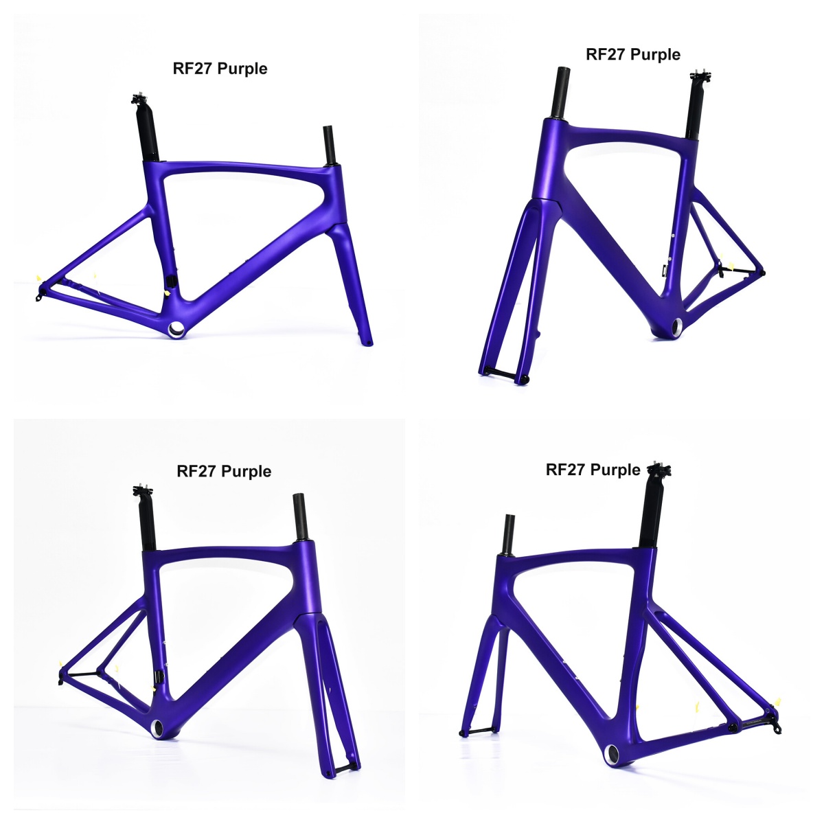DC027 CECCOTTI DISC 142*12 CARBON ROAD FRAMESET  FULL INNER CABLE 