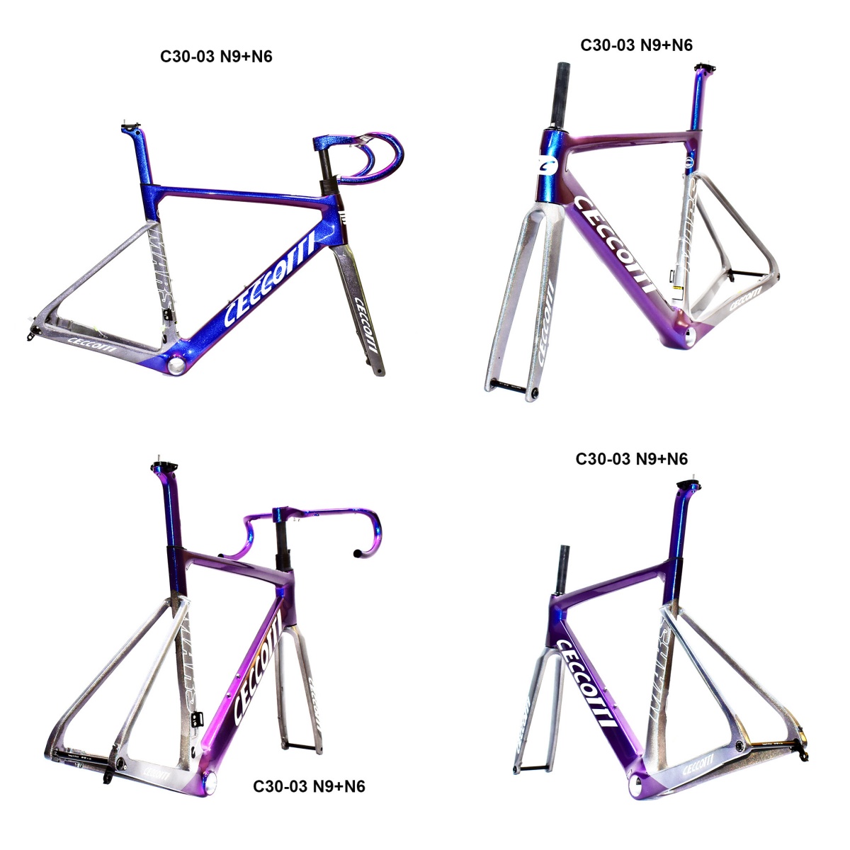 DC030 CECCOTTI DISC 142*12 CARBON ROAD FRAMEST FULL INNER CABLE 