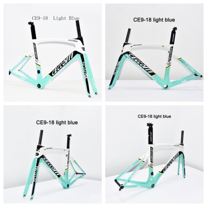 DC009 CECCOTTI V BRAKE CARBON BICYCLE FRAMESET SUPPER LIGHT Rim brake
