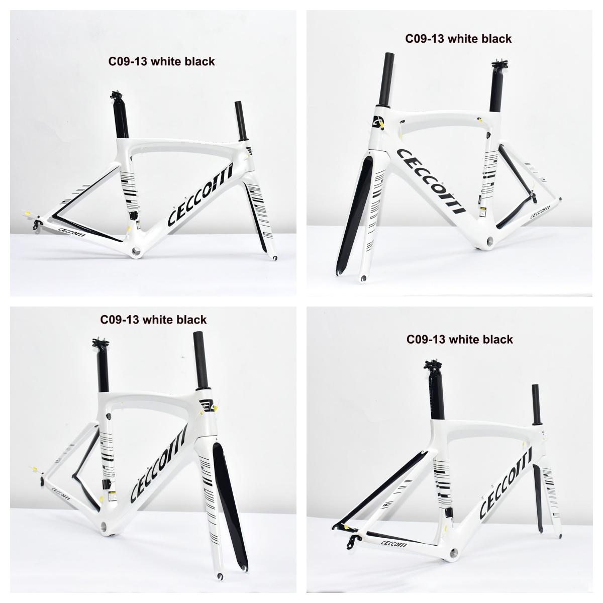 DC009 CECCOTTI V BRAKE CARBON BICYCLE FRAMESET SUPPER LIGHT Rim brake