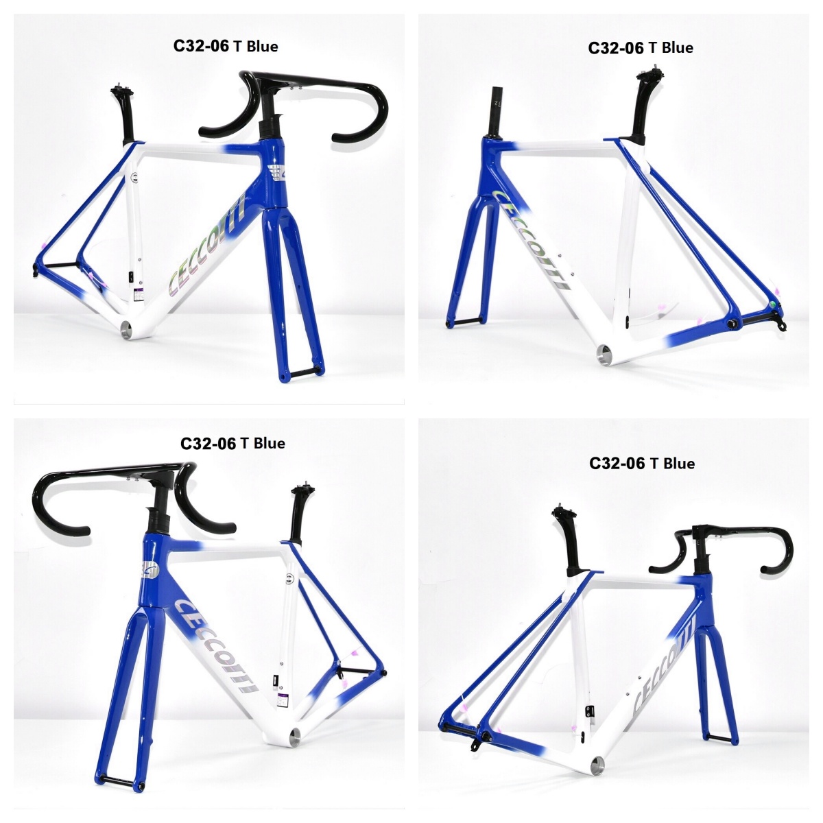DC032 CECCOTTI CLIMBING CARBON BICYCLE FRAMESET DISC 142*12 T47