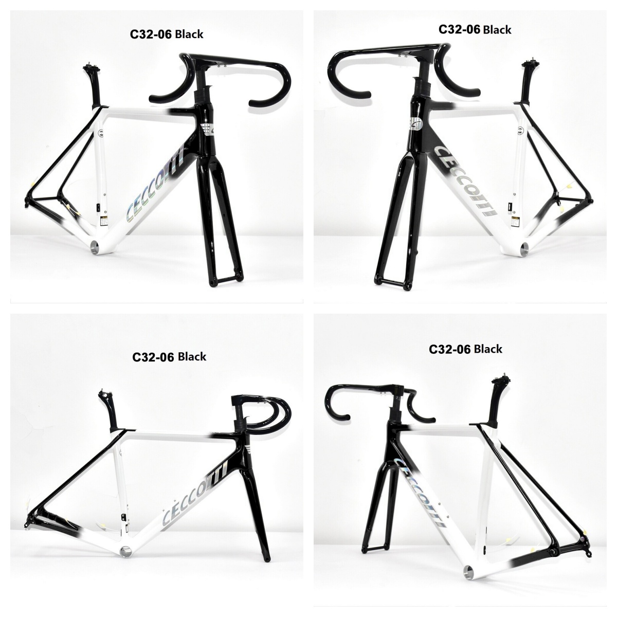 DC032 CECCOTTI CLIMBING CARBON BICYCLE FRAMESET DISC 142*12 T47