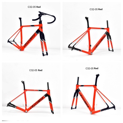DC032 CECCOTTI CLIMBING CARBON BICYCLE FRAMESET DISC 142*12 T47