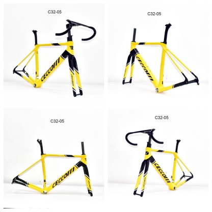 DC032 CECCOTTI CLIMBING CARBON BICYCLE FRAMESET DISC 142*12 T47