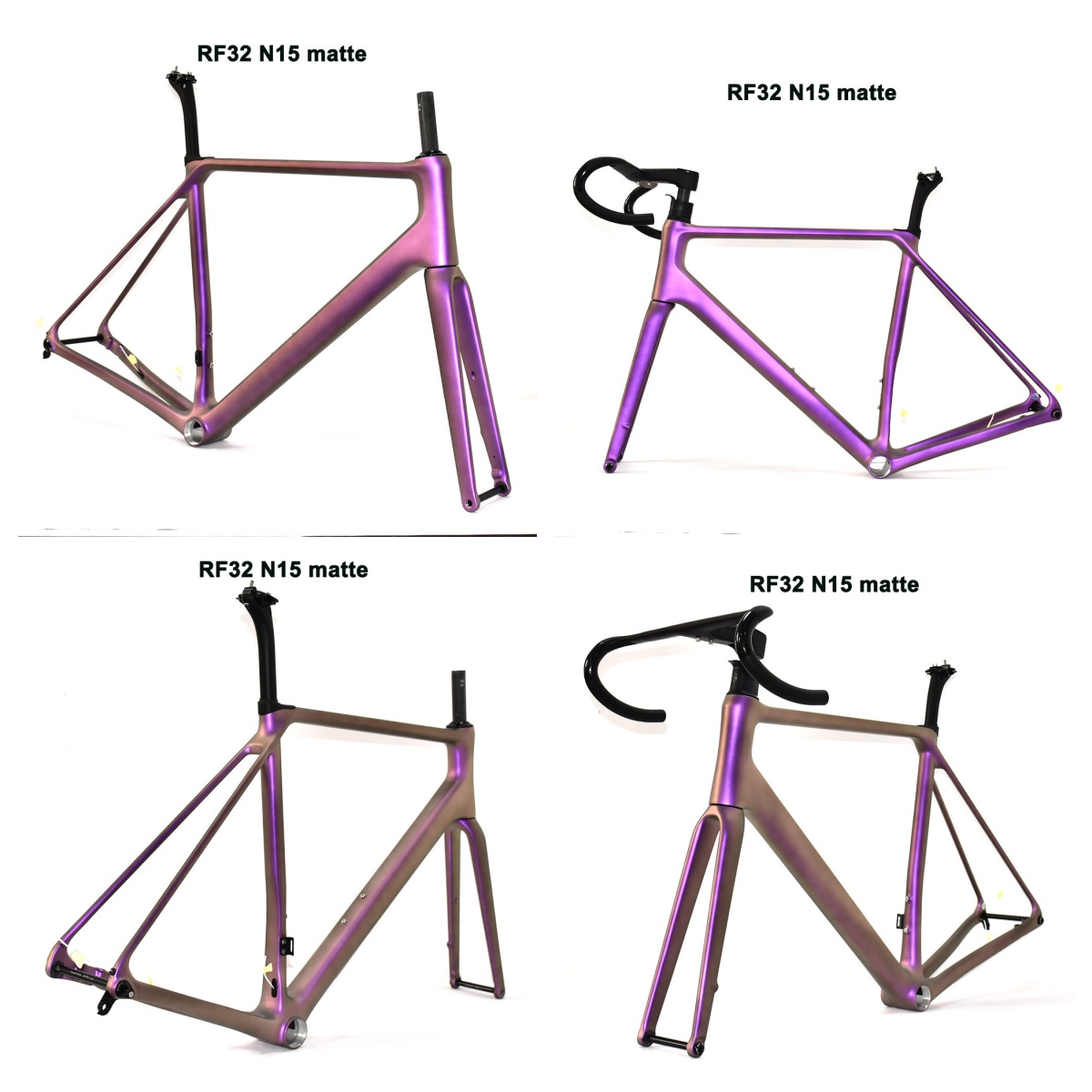 DC032 CECCOTTI CLIMBING CARBON BICYCLE FRAMESET DISC 142*12 T47