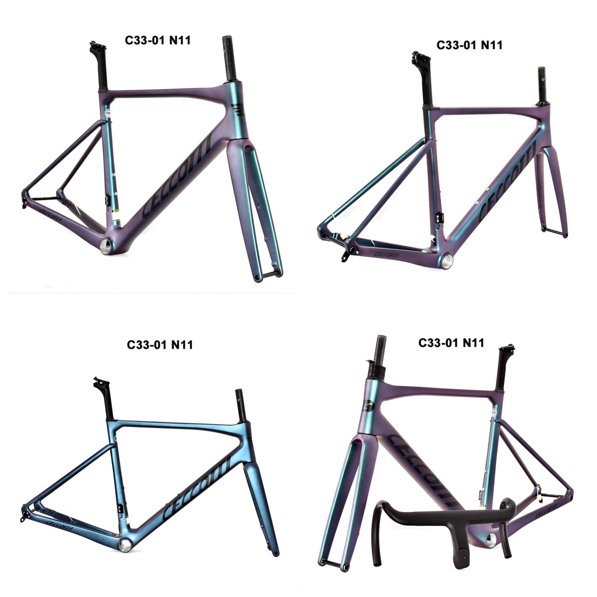 DC033 CECCOTTI ALL -AROUND DISC 142*12 CARBON BICYCLE CARBON FRAMESET