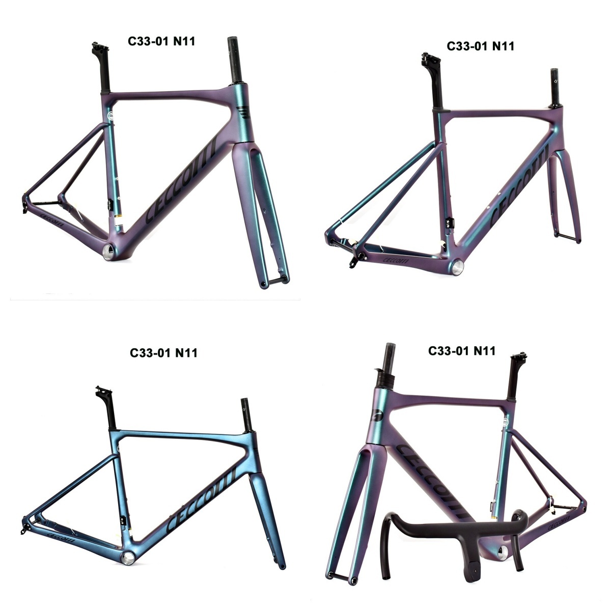 DC033 CECCOTTI ALL -AROUND DISC 142*12 CARBON BICYCLE CARBON FRAMESET