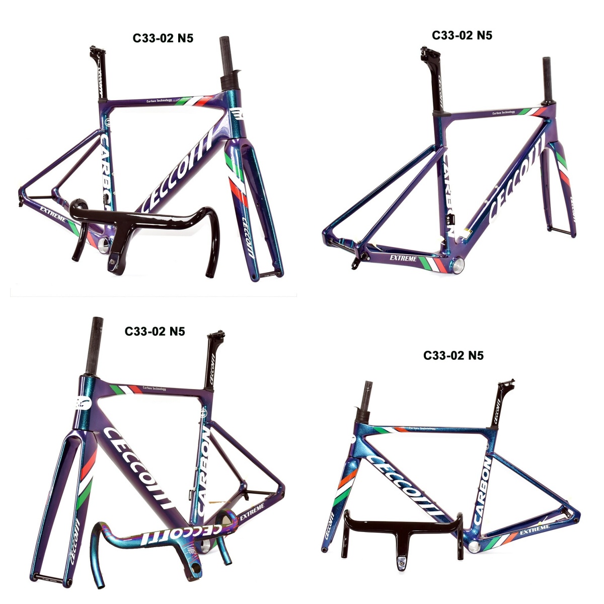 DC033 CECCOTTI ALL -AROUND DISC 142*12 CARBON BICYCLE CARBON FRAMESET