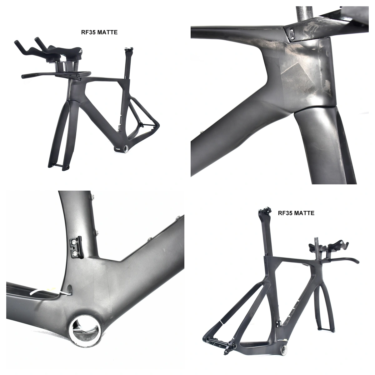 TT01 CECCOTTI TIME TRAIL CARBON BICYCLE frameset 142*12 ,T47 Thread BB
