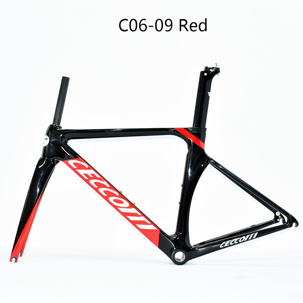 DC009 CECCOTTI V BRAKE CARBON BICYCLE FRAMEST SUPPER LIGHT