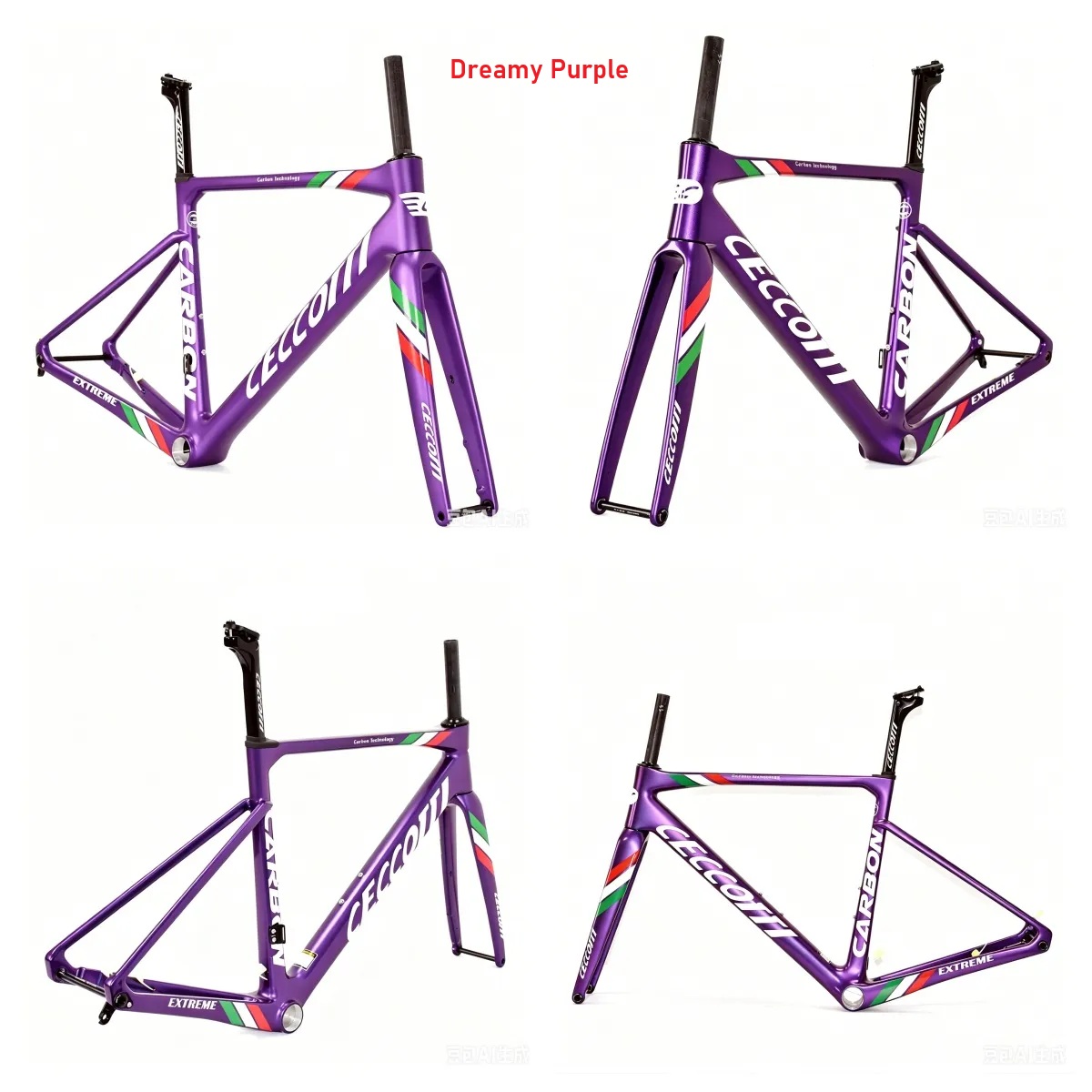 DC033 CECCOTTI ALL -AROUND DISC 142*12 CARBON BICYCLE CARBON FRAMESET