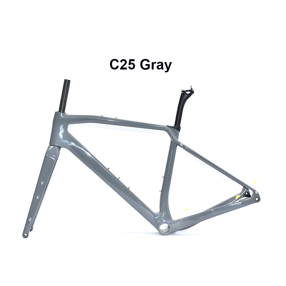 CECCOTTI DC025 GRAVEL TORAY CARBON BICYCLE FRAMEST DISC 142*12 47mm Tire