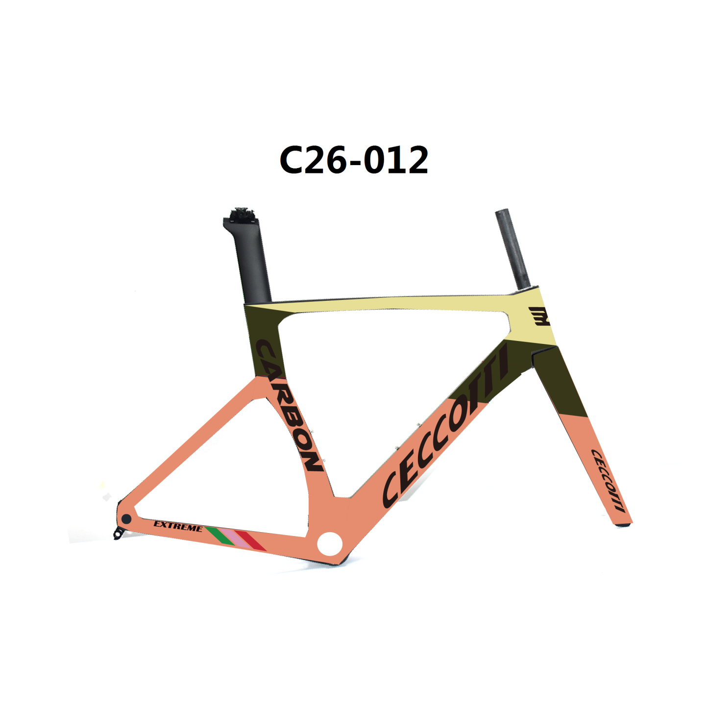 DC026 CECCOTTI DISC 142 CARBON ROAD FRAMEST FULL INNER CABLE 