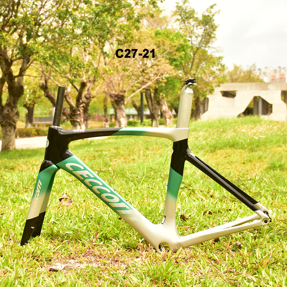 DC027 CECCOTTI DISC 142*12 CARBON ROAD FRAMEST FULL INNER CABLE 