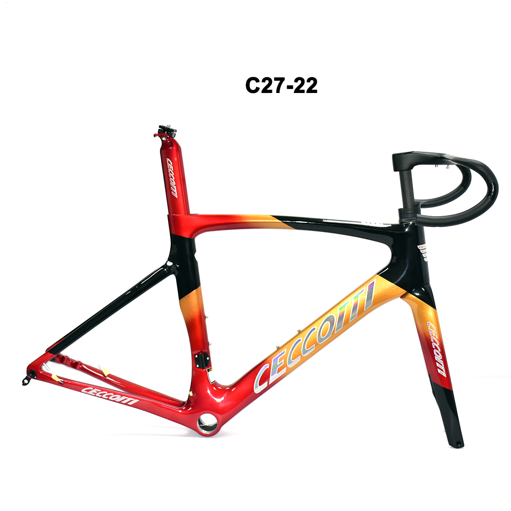 DC027 CECCOTTI DISC 142*12 CARBON ROAD FRAMEST FULL INNER CABLE 