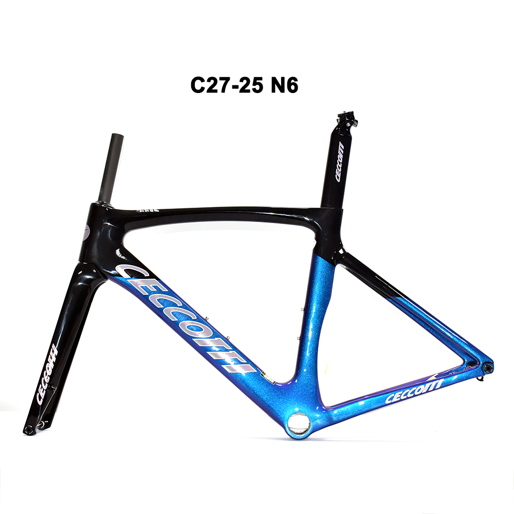 DC027 CECCOTTI DISC 142*12 CARBON ROAD FRAMEST FULL INNER CABLE 