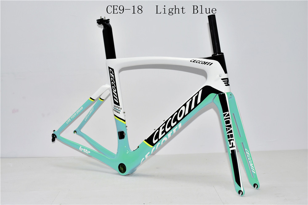 DC009 CECCOTTI V BRAKE CARBON BICYCLE FRAMEST SUPPER LIGHT 