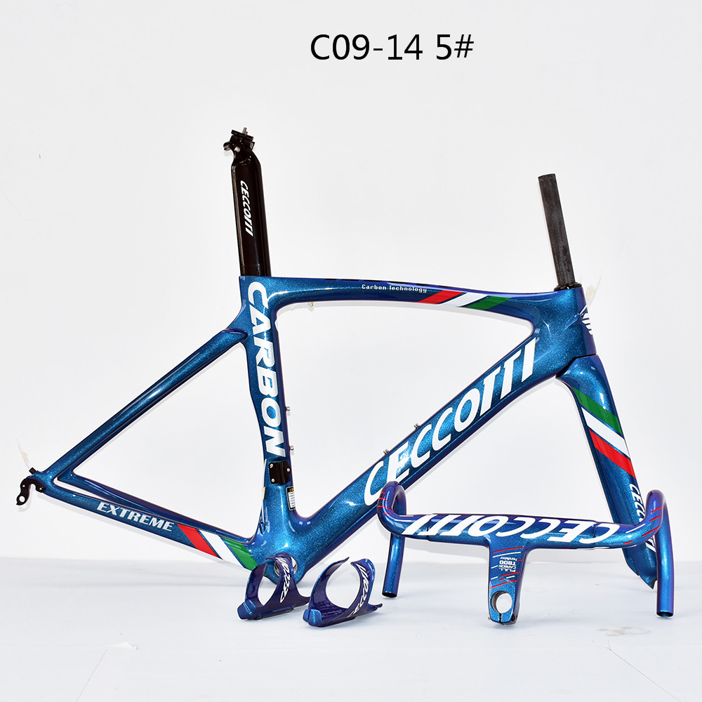 DC009 CECCOTTI V BRAKE CARBON BICYCLE FRAMEST SUPPER LIGHT 