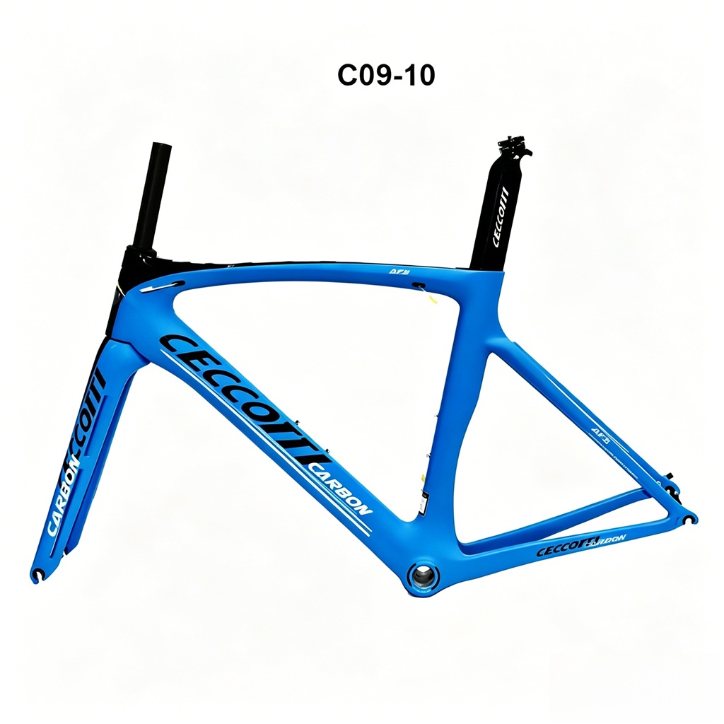 DC009 CECCOTTI V BRAKE CARBON BICYCLE FRAMESET SUPPER LIGHT Rim brake