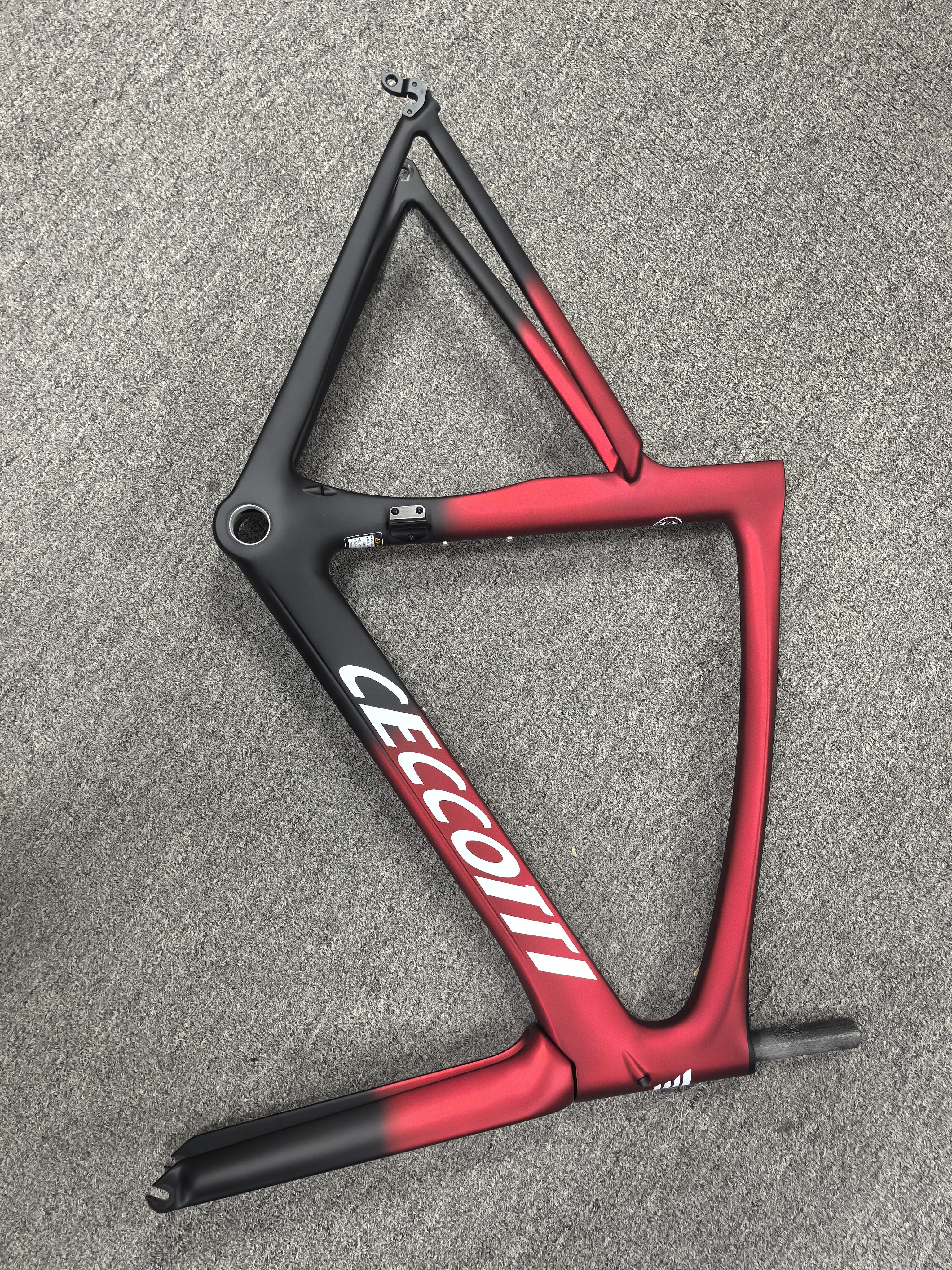 DC009 CECCOTTI V BRAKE CARBON BICYCLE FRAMESET SUPPER LIGHT Rim brake