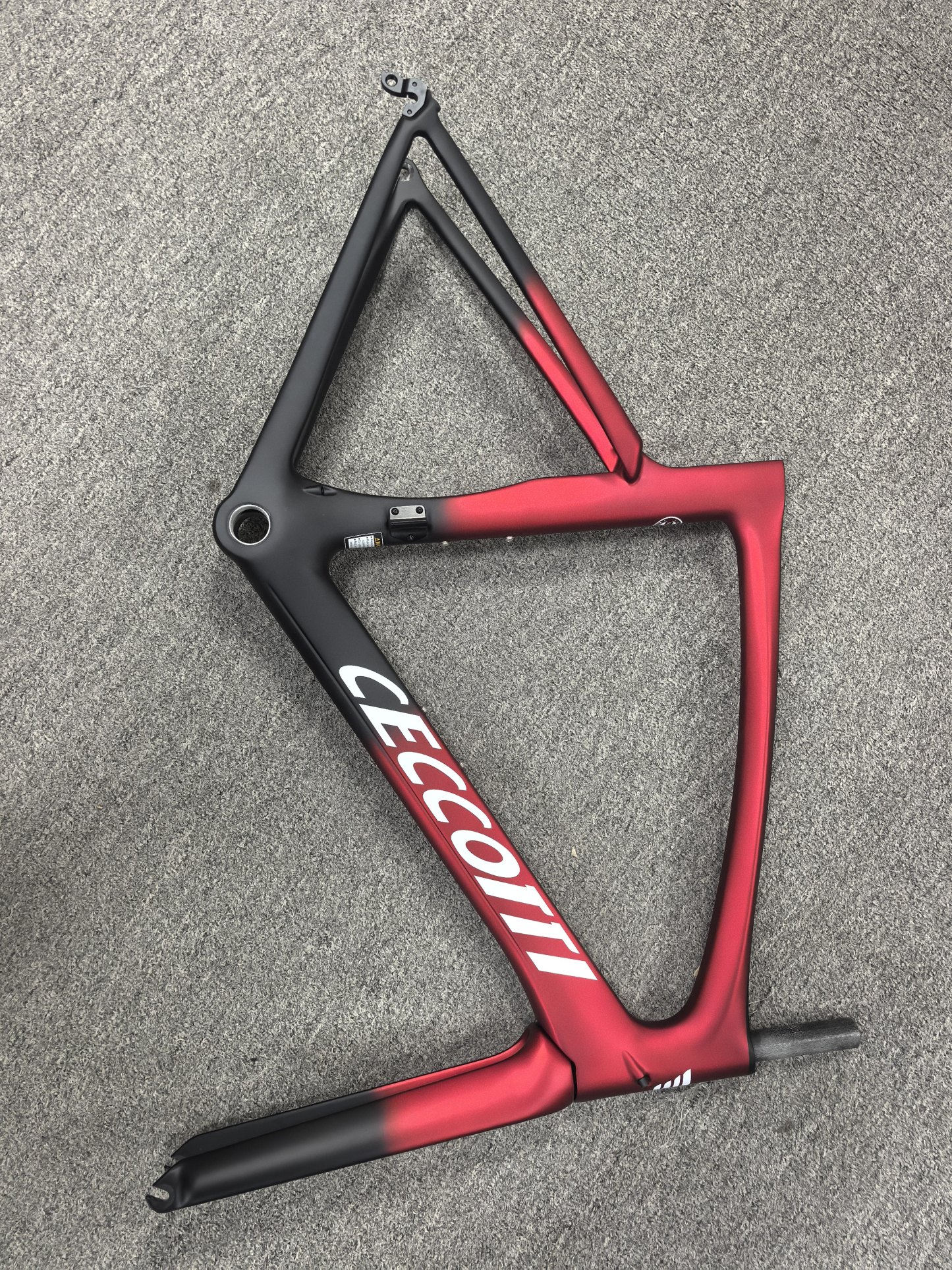 DC009 CECCOTTI V BRAKE CARBON BICYCLE FRAMESET SUPPER LIGHT Rim brake