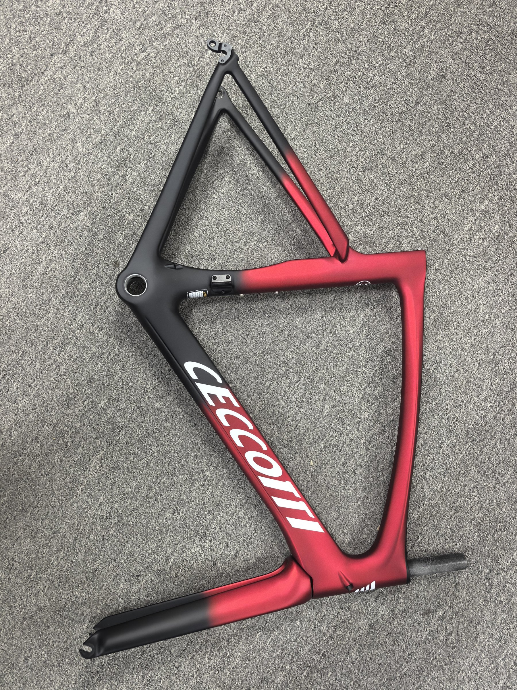 DC009 CECCOTTI V BRAKE CARBON BICYCLE FRAMESET SUPPER LIGHT Rim brake