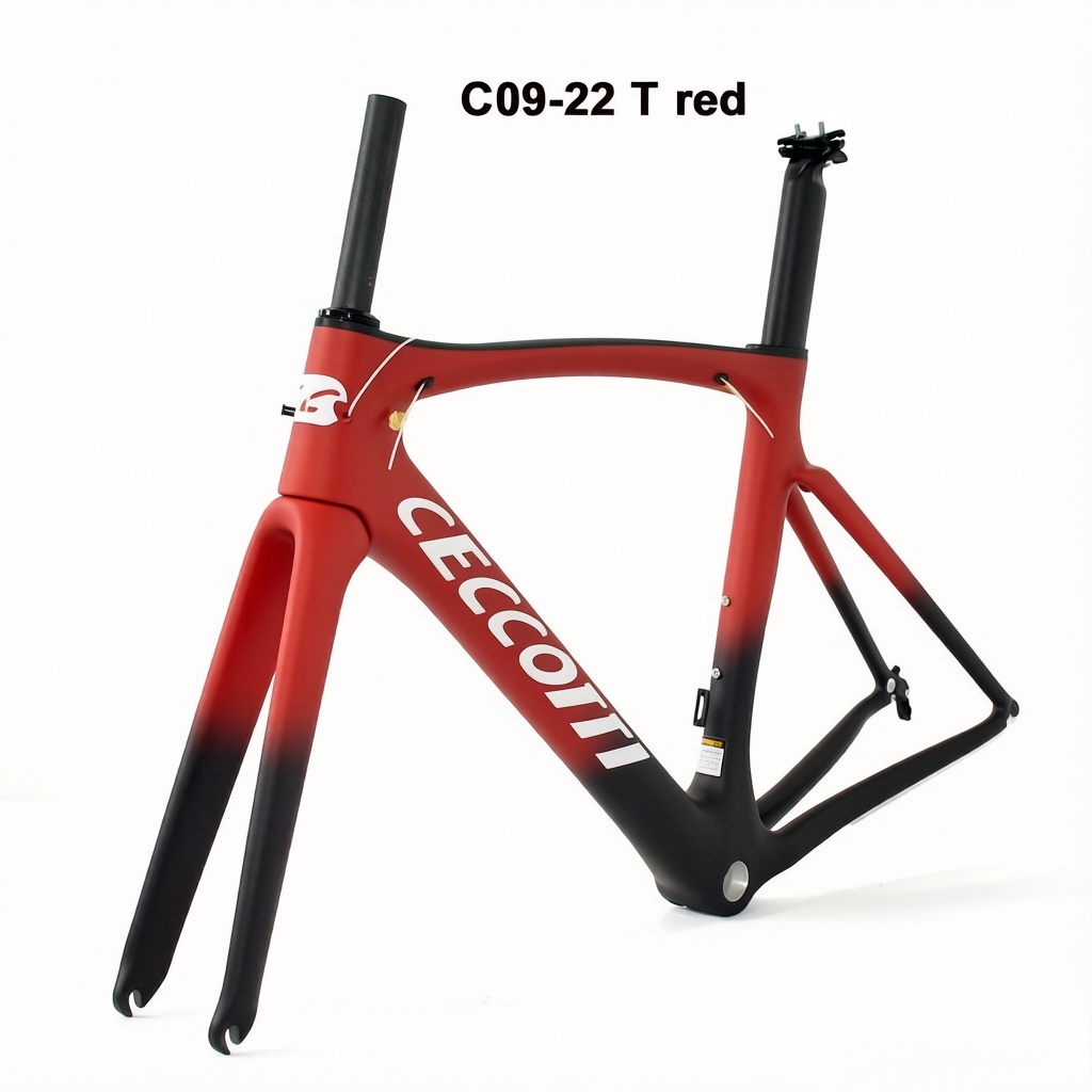 DC009 CECCOTTI V BRAKE CARBON BICYCLE FRAMESET SUPPER LIGHT Rim brake