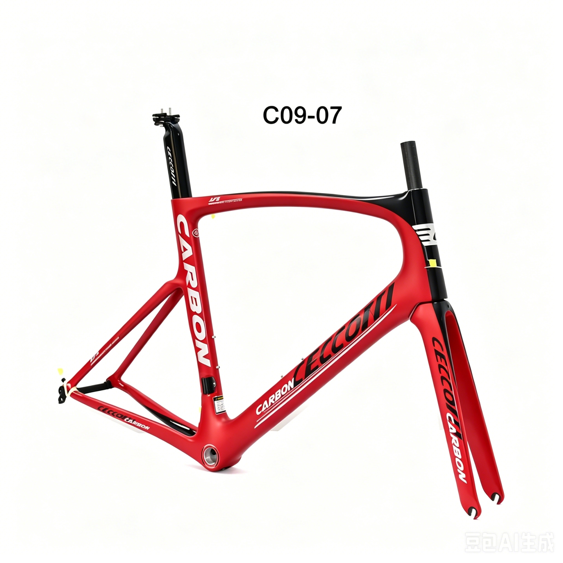 DC009 CECCOTTI V BRAKE CARBON BICYCLE FRAMESET SUPPER LIGHT Rim brake