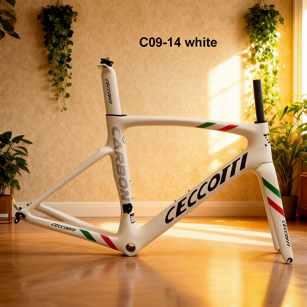 DC009 CECCOTTI V BRAKE CARBON BICYCLE FRAMESET SUPPER LIGHT Rim brake