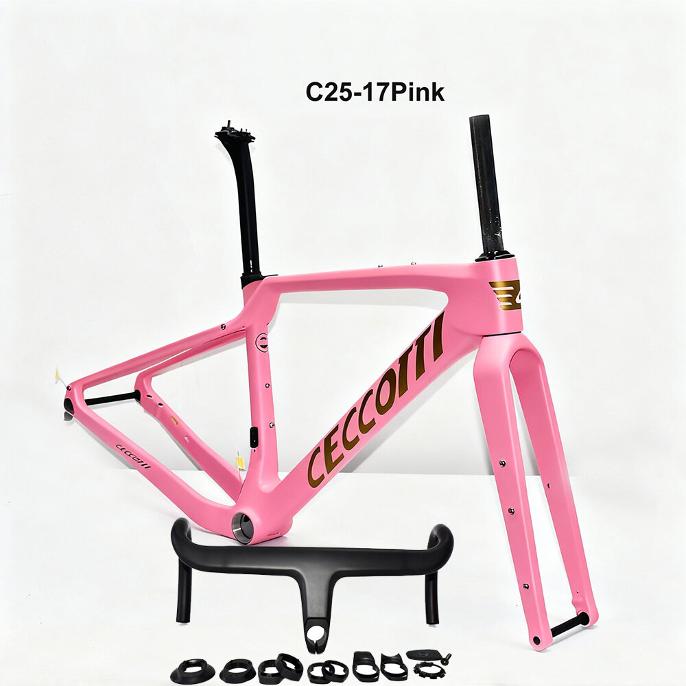 CECCOTTI DC025 GRAVEL TORAY CARBON BICYCLE FRAMEST DISC 142*12 47mm Tire