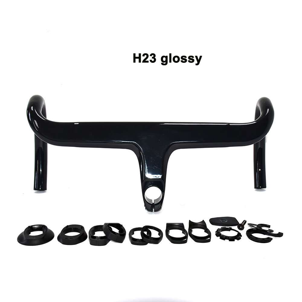 HB003 CECCOTTI CARBON ROAD HANDLEBAR SUIT FULL INNER CABLE