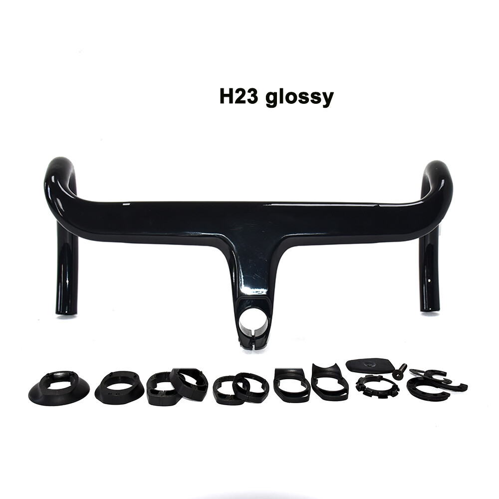 HB003 CECCOTTI CARBON ROAD HANDLEBAR SUIT FULL INNER CABLE