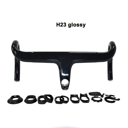 HB003 CECCOTTI CARBON ROAD HANDLEBAR SUIT FULL INNER CABLE