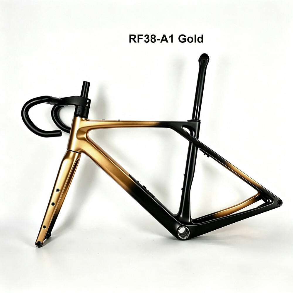 EPS-DC038(GR038) CECCOTTI GRAVEL TORAY CARBON BICYCLE FRAMESET DISC 142*12 47mm Tire