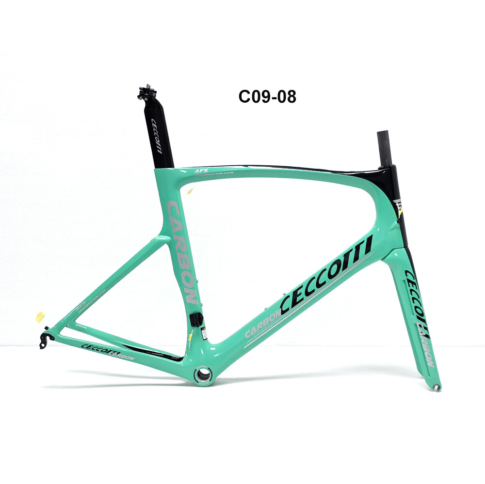 DC009 CECCOTTI V BRAKE CARBON BICYCLE FRAMESET SUPPER LIGHT Rim brake
