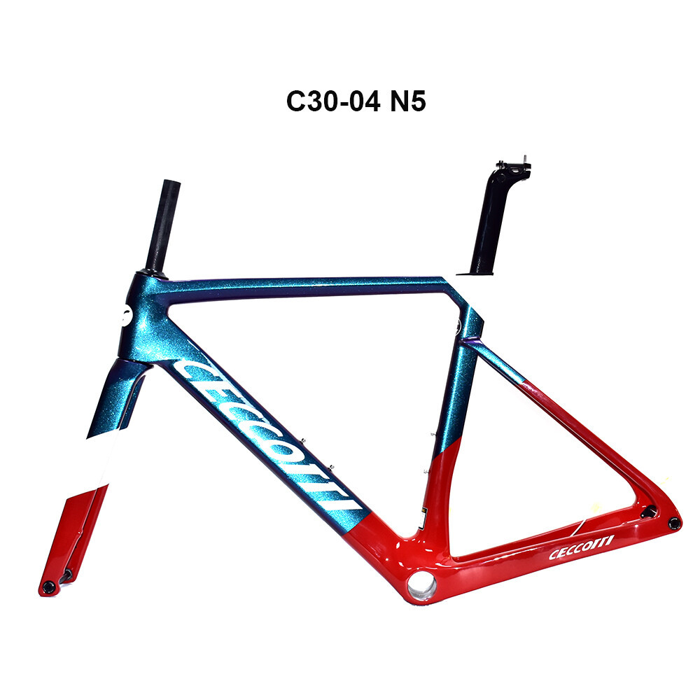 DC030 CECCOTTI DISC 142*12 CARBON ROAD FRAMEST FULL INNER CABLE 