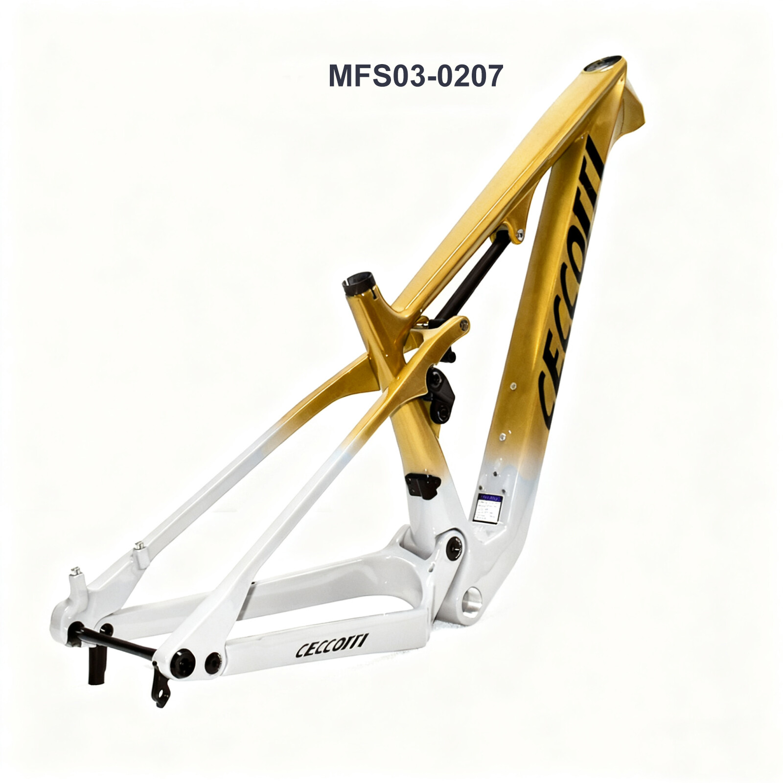 MFS03 CECCOTTI Suspension CARBON MOUTAIN BICYCLE 148*12 -XC 190mm
