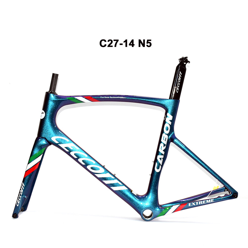 DC027 CECCOTTI DISC 142*12 CARBON ROAD FRAMEST FULL INNER CABLE 