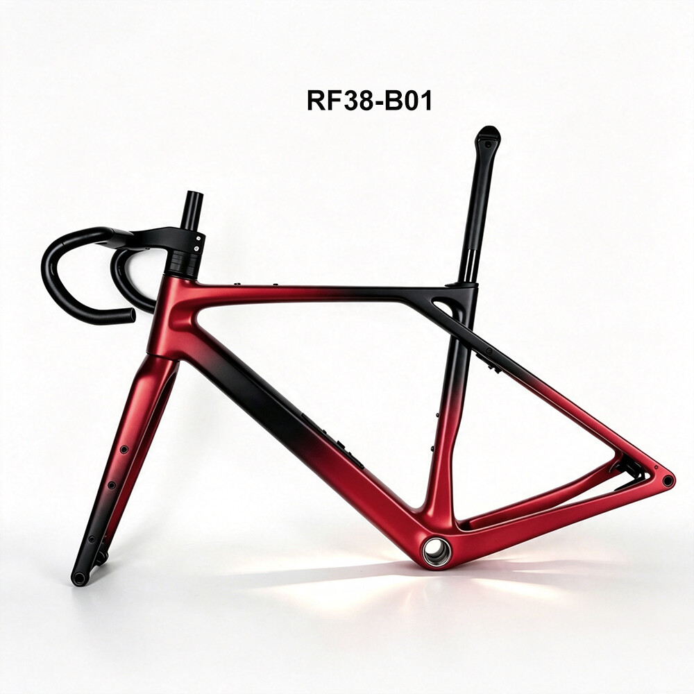 EPS-DC038(GR038) CECCOTTI GRAVEL TORAY CARBON BICYCLE FRAMESET DISC 142*12 47mm Tire