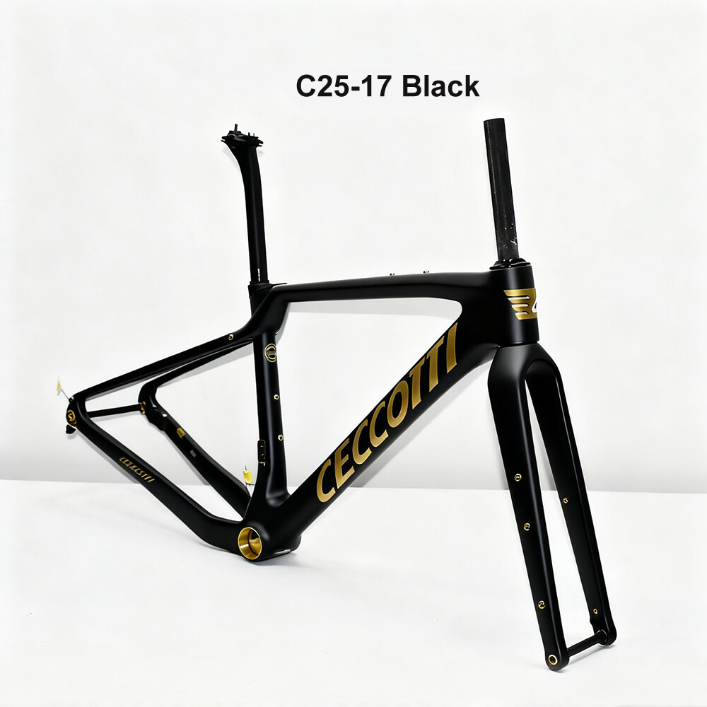 CECCOTTI DC025 GRAVEL TORAY CARBON BICYCLE FRAMEST DISC 142*12 47mm Tire