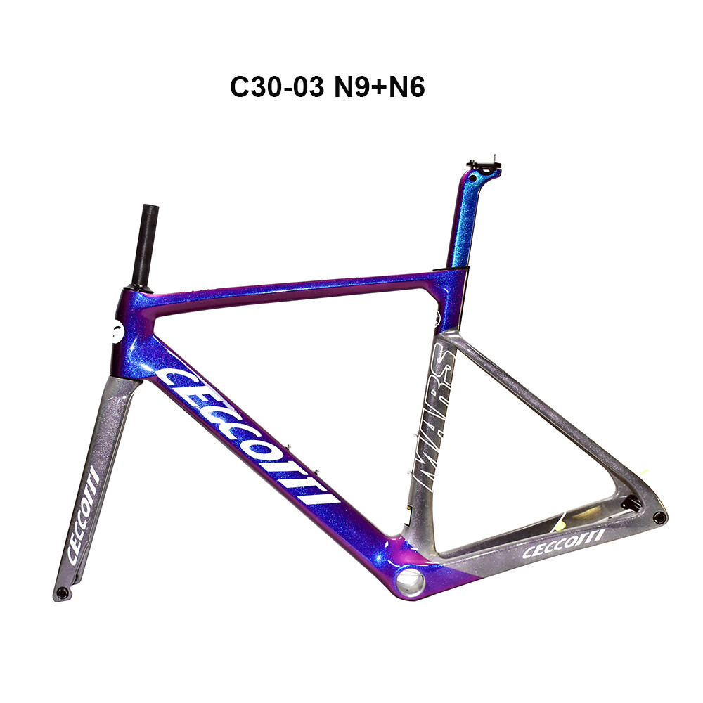 DC030 CECCOTTI DISC 142*12 CARBON ROAD FRAMEST FULL INNER CABLE 