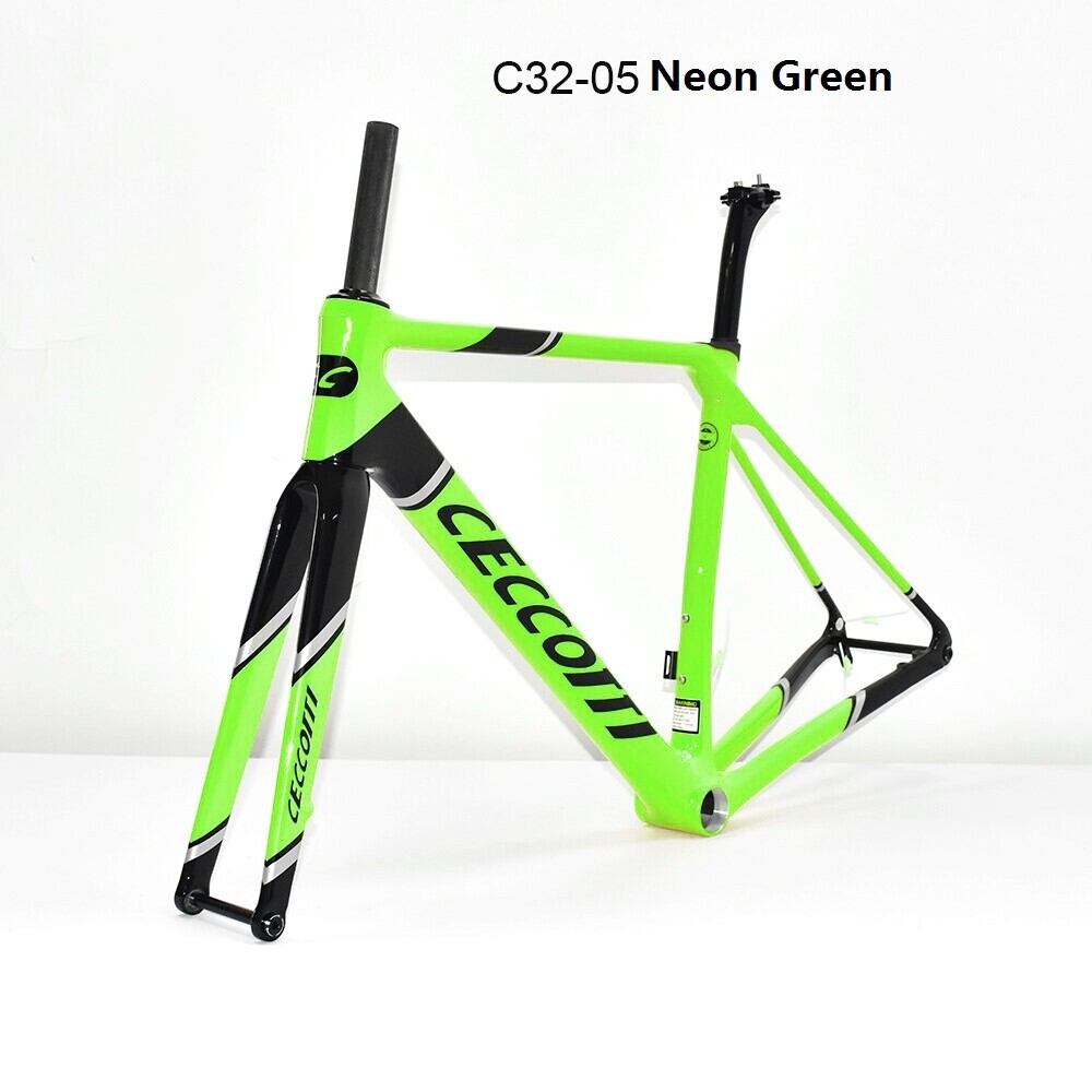 DC032 CECCOTTI CLIMBING CARBON BICYCLE FRAMEST DISC 142*12 T47