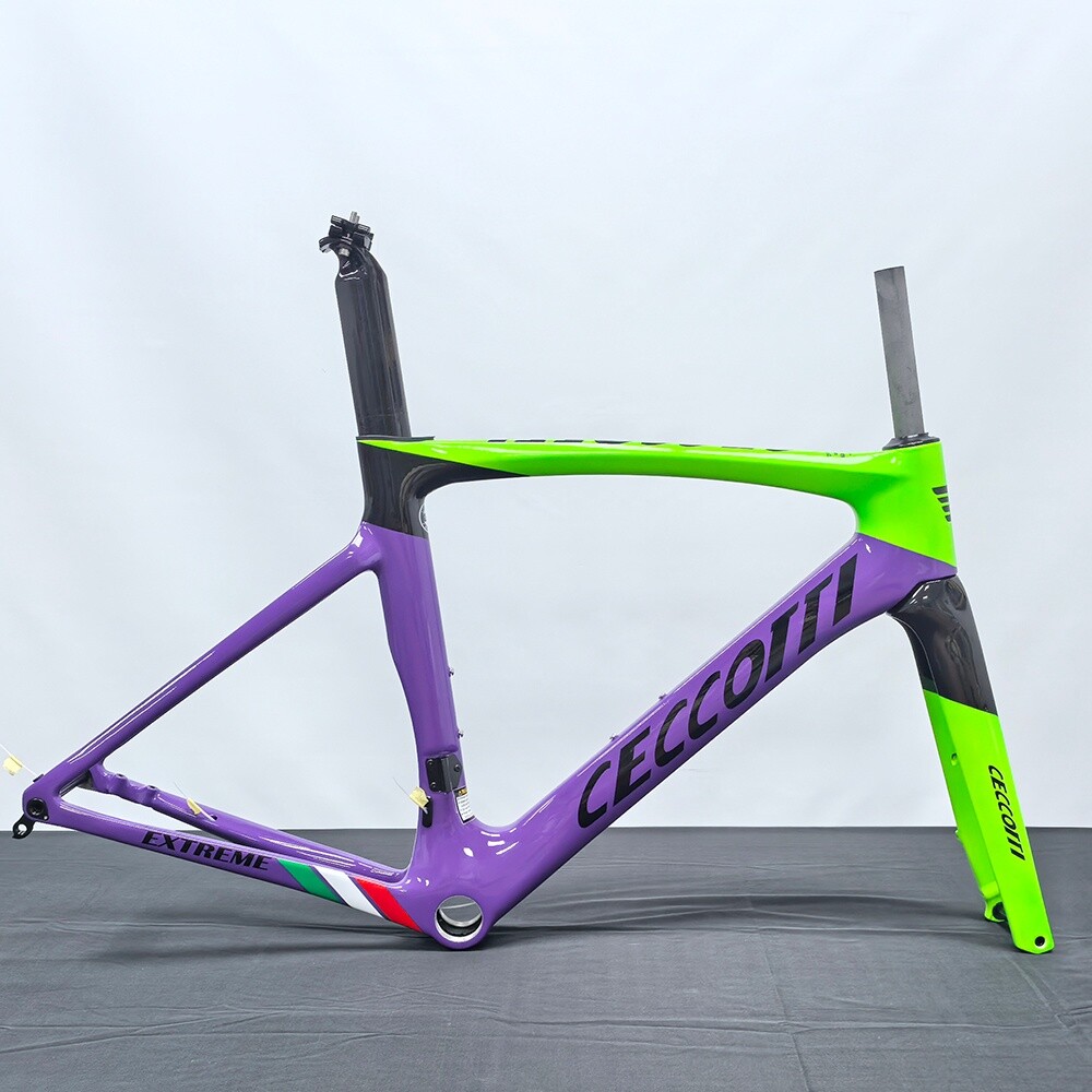 DC027 CECCOTTI DISC 142*12 CARBON ROAD FRAMEST FULL INNER CABLE 