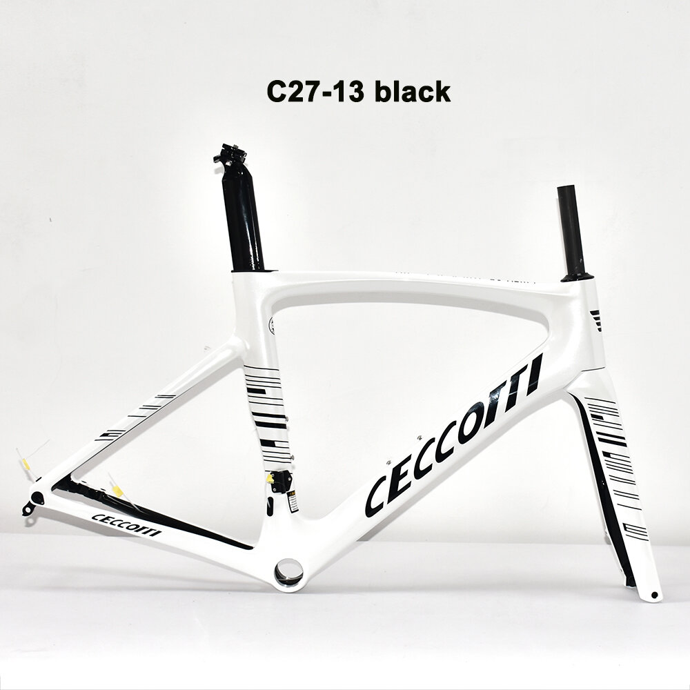 DC027 CECCOTTI DISC 142*12 CARBON ROAD FRAMEST FULL INNER CABLE 