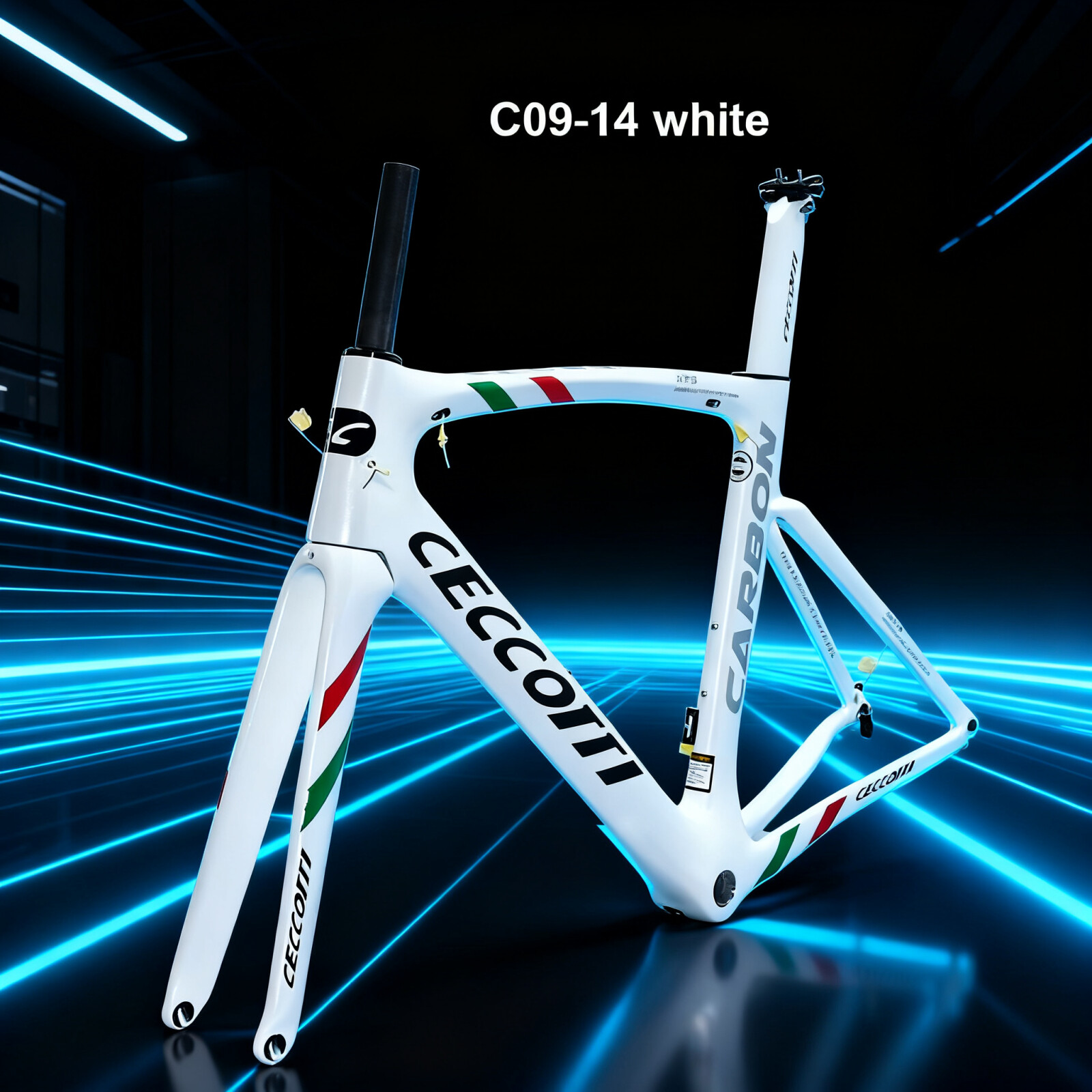 DC009 CECCOTTI V BRAKE CARBON BICYCLE FRAMESET SUPPER LIGHT Rim brake