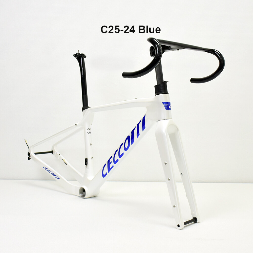 CECCOTTI DC025 GRAVEL TORAY CARBON BICYCLE FRAMEST DISC 142*12 47mm Tire-Ceccotti Carbon Bicycle
